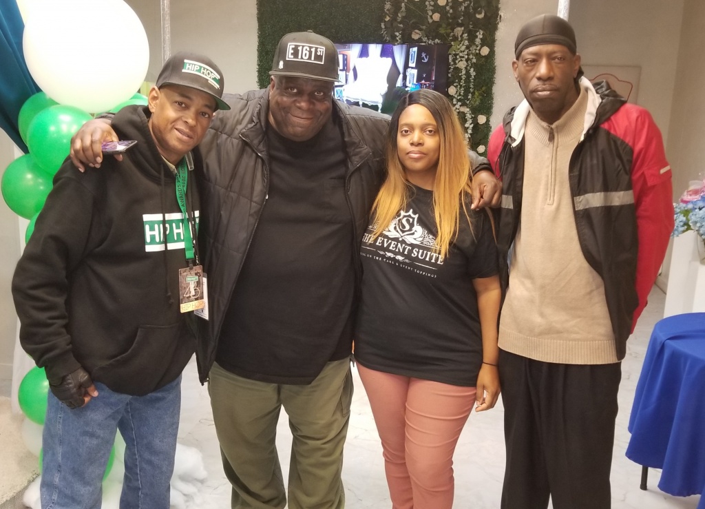 The Grand Wizard Stevie 'D', The Great Doc P, Genisha Simon (The Event Suite), Grand Wizard Rasheen
