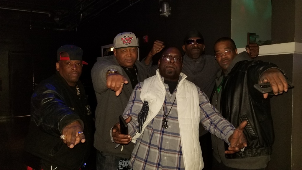 Hollywood, Bouncemass DJ Born U, Pity Bates, Grand Wizard Rasheen, The Original Grand Master J