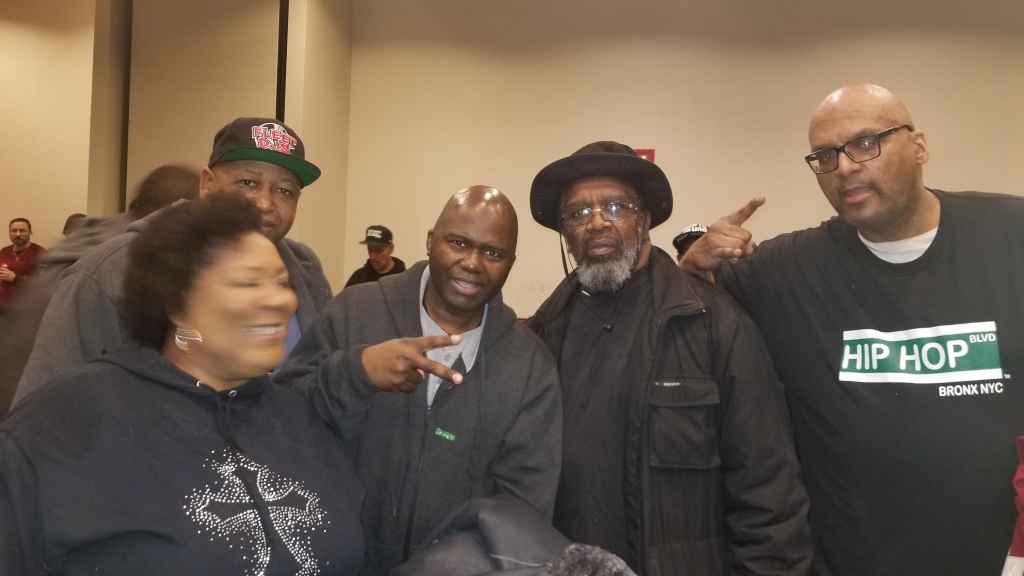 DJ Flame, Bouncemass DJ Born U, Grand Wizard Theodore, DJ Tony Crush, Zulu Jeff